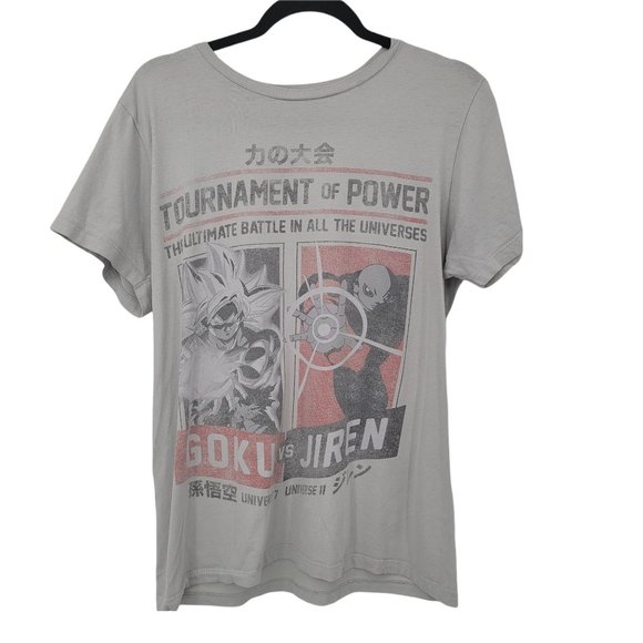 Bird Studio Other - Dragon Ball Super Ultra Goku Vs. Jiren T-Shirt Mes Size M Medium 100& Cotton
